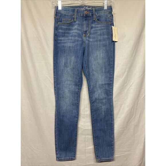 Universal Thread Womens Denim Jeans Pants 2/ 26 R Medium Wash High Rise Skinny - Picture 1 of 7